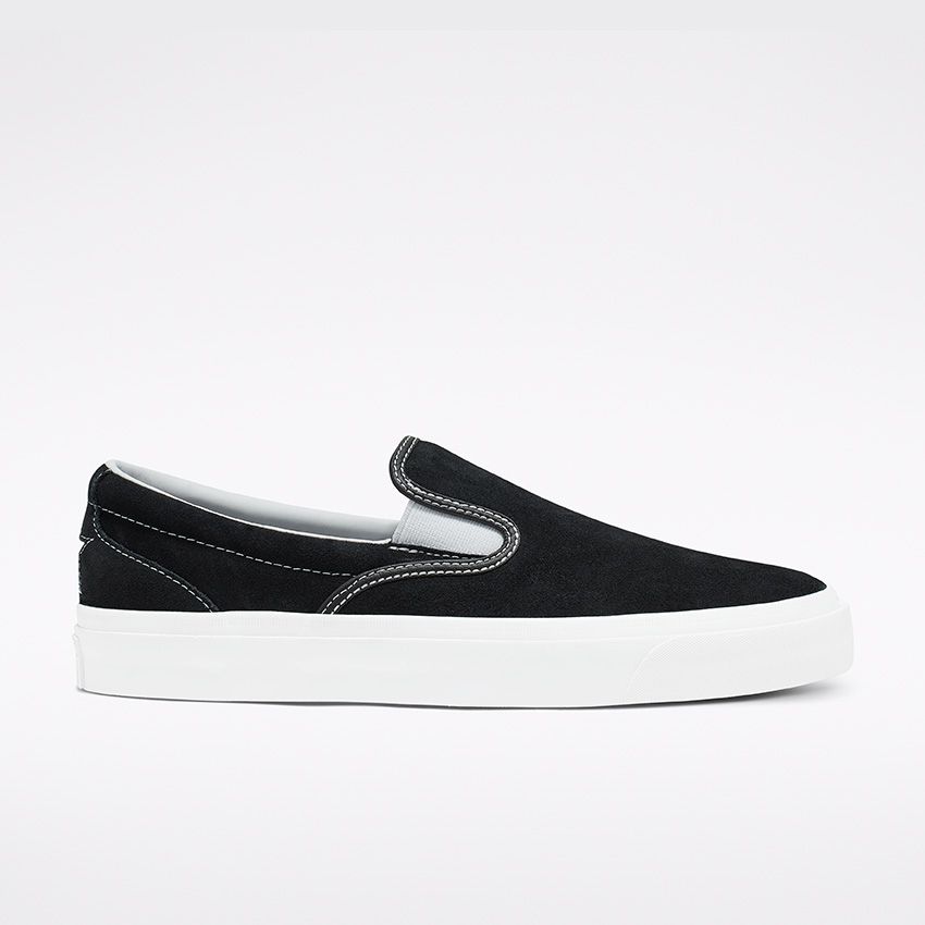 Black Converse One Star CC Pro Suede Slip | A85019I