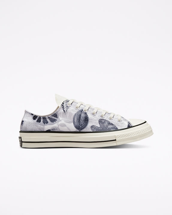 Grey Converse Chuck 70 Tropical Leaf Low Top | A84577M