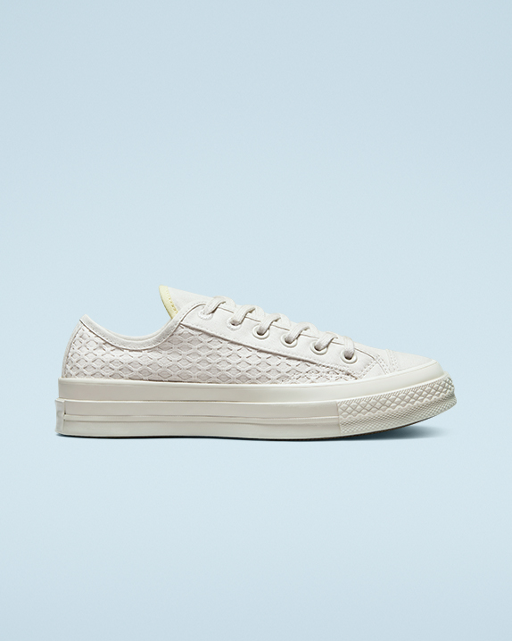 White Converse Chuck 70 Summer Jaquard Low Top | A74344A