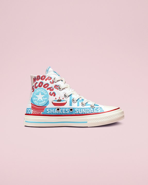 White Converse Chuck 70 Sweet Scoops High Top | A52920L