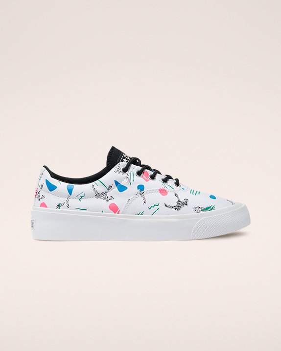 White Converse Skid Grip 80's Archve Low Top | A92292N